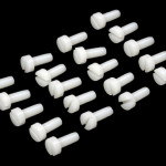 Rustless Nylon Screw M4 x 10mm - 20 Pack