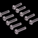 Rustless Nylon Screw M5 x 20mm - 10 Pack