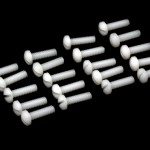 Rustless Nylon Screws #4-40 UNC x 12.7mm - 10 Pack