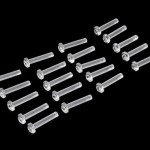 Rustless Nylon Screws 6-32 x 19.1mm - 20 Pack