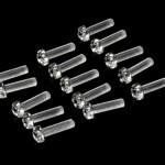 Rustless Nylon Screws M3-0.5 x 12mm - 15 Pack